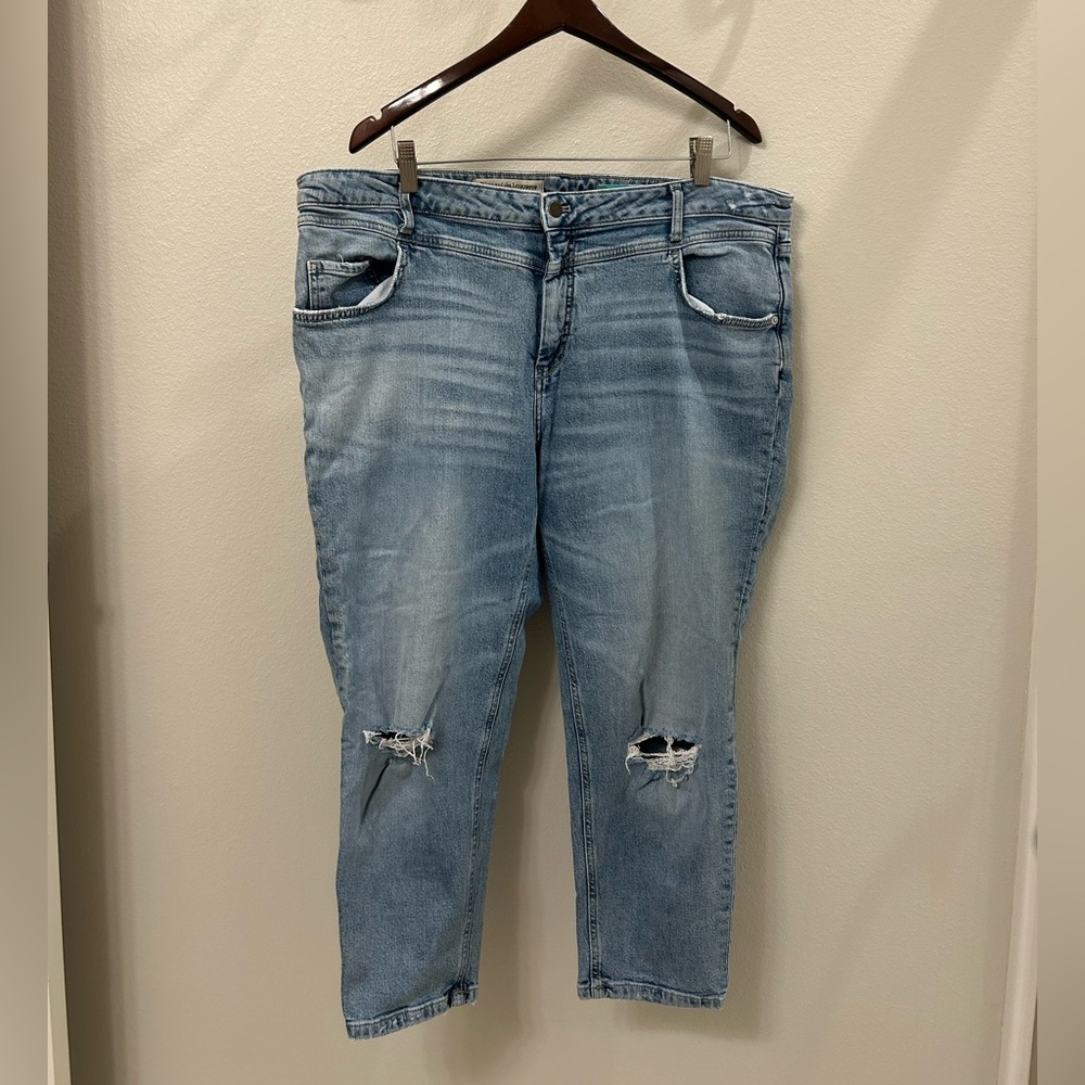 Anthropologie Light Blue High Rise Slim Jeans